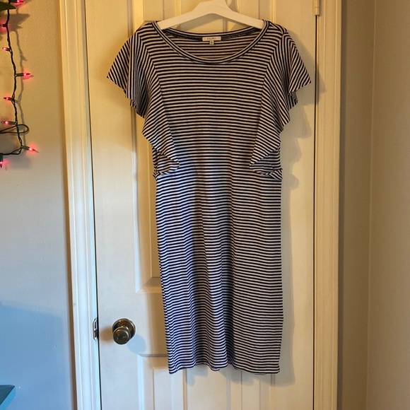 Knit Striped Dress - Picture 1 of 1